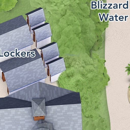 Polar Patios at Blizzard Beach Water Park Walt Disney World Resort