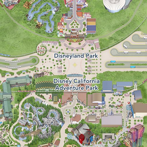 Disneyland Adventure Park Map Attractions | Disneyland Resort
