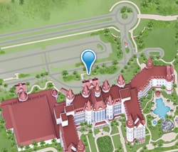 Map of Hong Kong Disneyland HotelHong Kong Disneyland Hotel